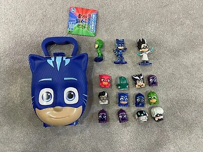 Pj Masks Toys Bundle Mini Figures Catboy Case And Accessories • £20