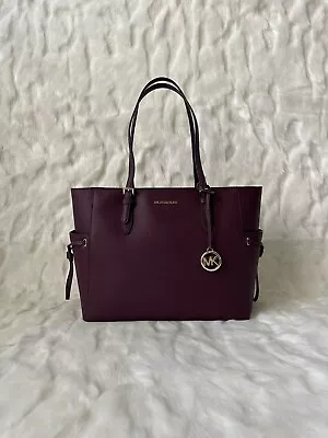 Michael Kors Gilly Large Drawstring Travel Tote + Dustbag (Bordeaux) • $158