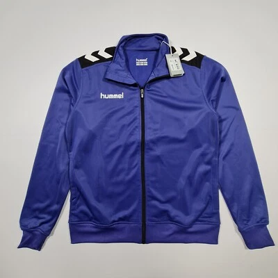 £19.99 • Buy Hummel Mens Tracksuit Jacket Purple Medium Long Sleeve Poly Zip Track Top