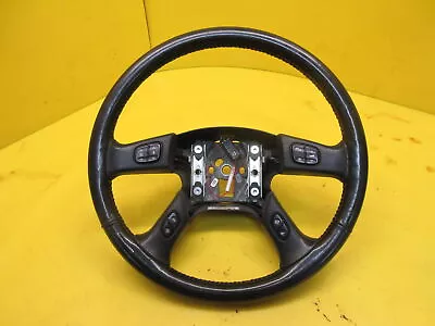 2003 Chevrolet Chevy Trailblazer Leather Steering Wheel W/ Controls Envoy Tahoe • $119.99