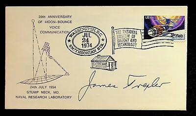Naval Research Laboratory Engineer James Trexler Signed Moon Bounce 1974 Cover • $8.95