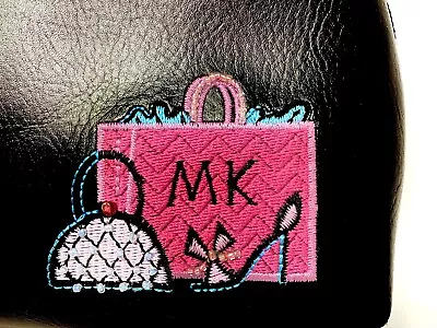 MARY KAY Beaded Embroidered Black Cosmetic Makeup Bag Zipper Closure For Travel • $18.90