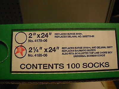 Schwartz Tuffy Milk Filters - 2 1/4 X 24 Sock - Box Of 100 • $39.99