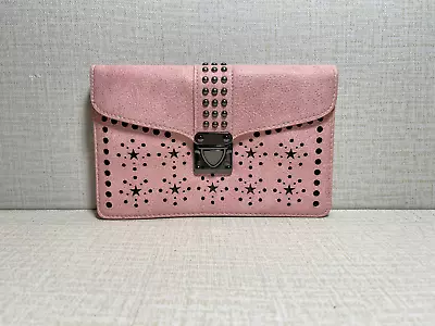 Pink Cross-body Bag / Studded / Western Shoulder Bag / Rodeo / Cowgirl / Stars • $24.99