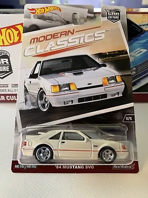 2017 Hot Wheels Car Culture Rlc Premium Box Set Modern Classics '84 Mustang Svo • $41.99