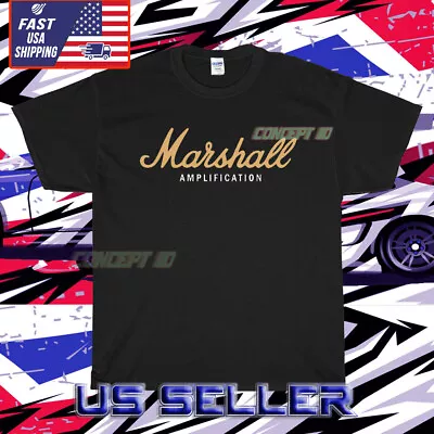 Hot Shirt Marshall Amplification Logo T-shirt Unisex Tee Funny Usa Size S-5xl • $20.99