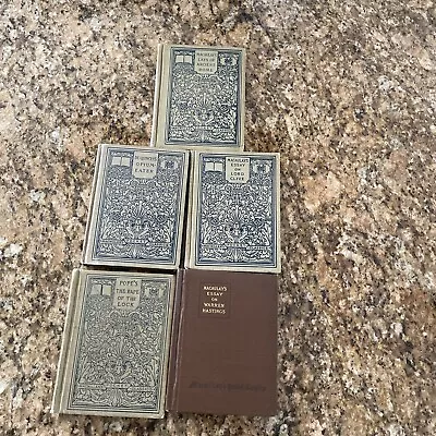 Antique Macmillan’s Pocket Classics Lot Of 5 Books 1900 • $15