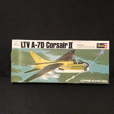 1968 Revell USAF LTV A-7D Corsair II 1/72 Scale Plastic Model Kit # H-133 • $16.49