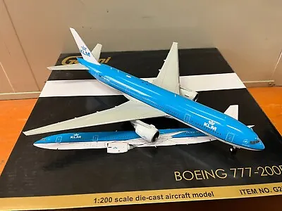 Gemini Jets 200 KLM Royal Dutch Airlines B777-200ER  2000s Color  1:200 DIECAST • $299.99