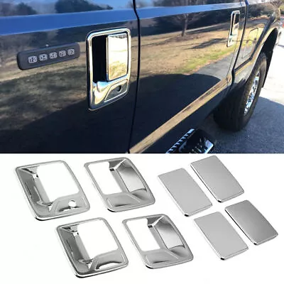 Chrome Door Handle Covers For Ford F-250 F-350 F-450 Super Duty 4Doors 1999-2016 • $15.29