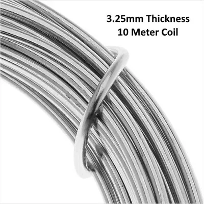 3.3mm Aluminium Sculpture Wire Modelling Craft Jewellery Florist Models Armature • £10.99