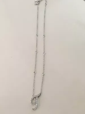 Joan Boyce CZ Initial T Necklace • $29