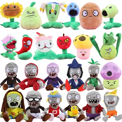 15-30cm Plants Vs Zombies Dolls Plush Kid Baby Toys Stuffed Soft Dolls Car Decor • $33.95