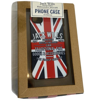 £3.50 • Buy Jack Wills Phone Case Union Jack England IPhone 4 4S New