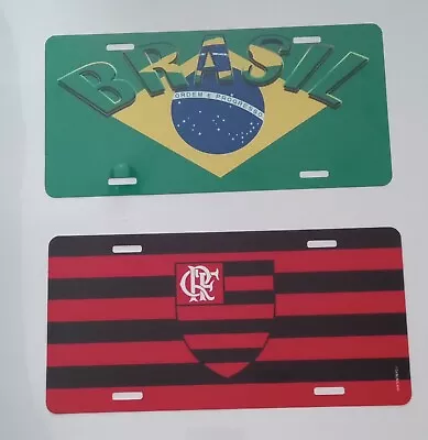 2 Brazil Gifts: 1 Brazil  License Plate + 1 Flamengo License Plate $30 • $30