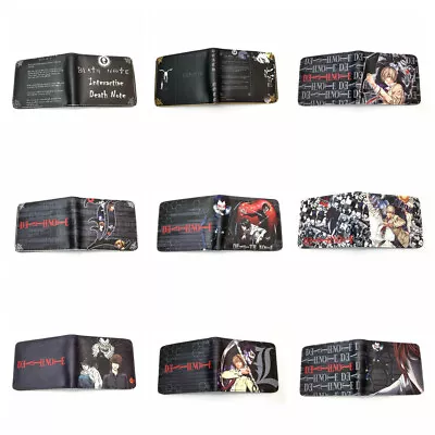 Death Note Yagami Light Bifold Wallet Coin Wallets Credit ID Card Holder Purse • £3.59