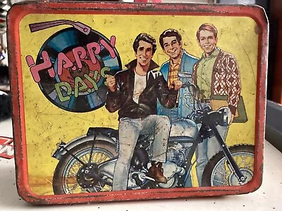 Vintage 1976 Happy Days Lunchbox Lunch Box (No Thermos) • $47