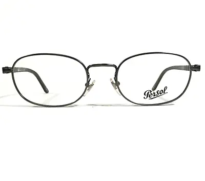 $119.99 • Buy Persol 2378-V 955 Eyeglasses Frames Brown Grey Round Full Rim 52-20-140