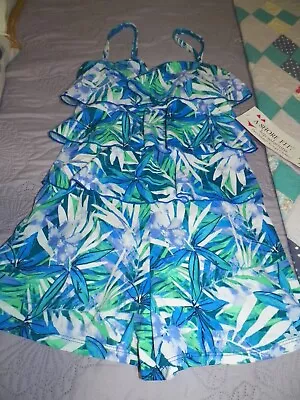 NWT Ladies Size 8 Dense Stretch 1 Piece Swimsuit By A Shore Fit • $10