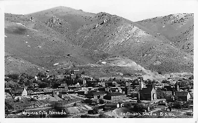 Vintage RPPC Virginia City Nevada Death Valley Cancel Eastman Photo Postcard • $7.99