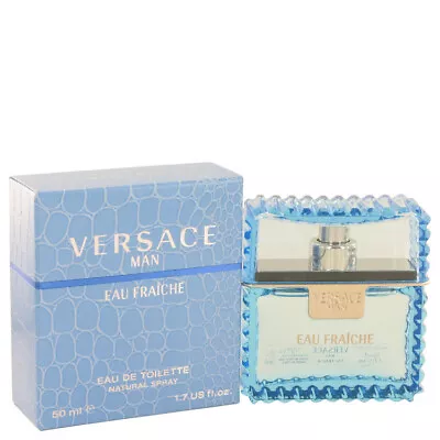 Versace Man By Versace Eau Fraiche Eau De Toilette Spray (Blue) 1.7 Oz (Men) • $63.07