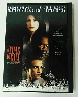 A Time To Kill DVD Sandra Bullock Samuel L Jackson Matthew McConaughey K Spacey • $14.17