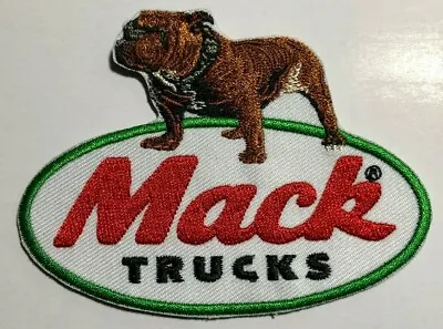 Mack Trucks Bulldog Logo Embroidered Cloth Patch                         F021009 • $9.99