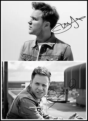 Olly Murs Autographed Cotton Canvas Image. Limited Edition (OM-303) • £9.59