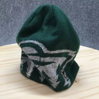 Minnesota Wild NHL Reebok Beanie Hat Mens Green Gray OS Knitted Embroidered Logo • $24.99