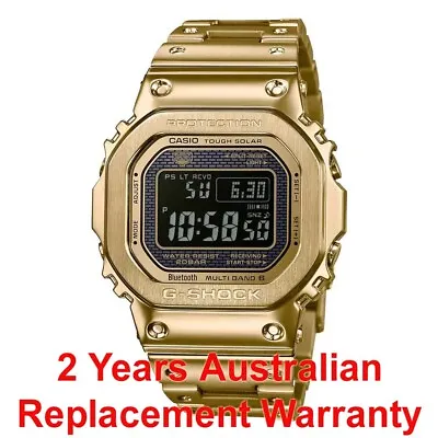 Casio G-shock Full Metal Watch Solar Gmw-b5000 Gmw-b5000gd-9 Gold 2year Warranty • $794.99