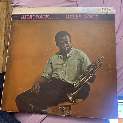 MILES DAVIS Milestones... Original Vinyl Record Album Mono 1st Pressing Columbia • $39