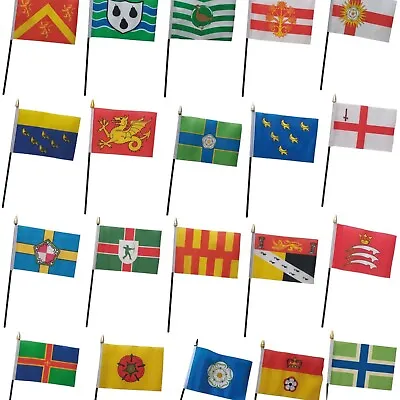£2.99 • Buy Table Desktop Flag ENGLISH COUNTY Counties Without Base FREE UK Delivery!