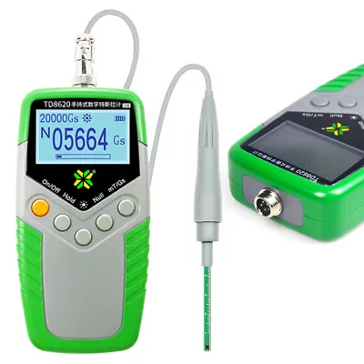 Handheld Tesla Gauss Meter Magnetometer Digital Magnetic Field Tester Flux Meter • $69.35