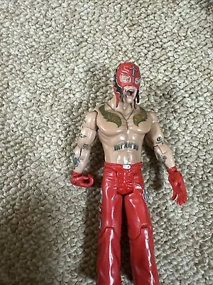 Rey Mysterio Jakks Pacific Wrestling Action Figure Red Pants 2005 Rare • $9