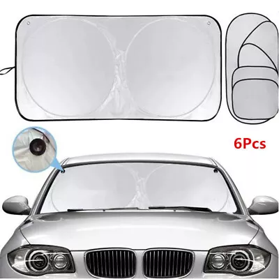 6pcs Car Window Sunshade Sun Shade Protector Visor Windshield Cover Protection • $18.70