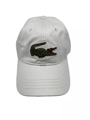 Lacoste Big Croc Strapback Cotton Cap • $36.99