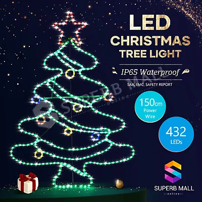 Solight LED Christmas Tree Light Fairy Strip Rope Indoor Outdoor Xmas Decoration • $89.69