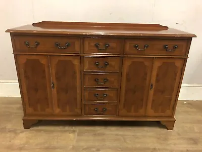 Reproduction Yew Wood 7 Drawer Sideboard With Key • £75