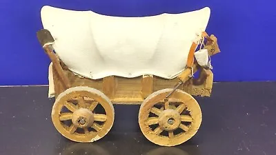 Vintage Western Frontier Pioneer Chuck Wagon With Canvas & Accessories Handmade  • $50