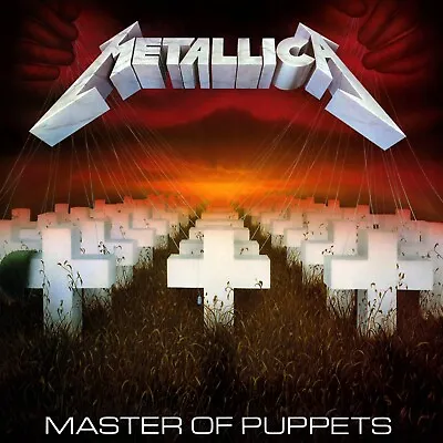 METALLICA Master Of Puppets BANNER 2x2 Ft Fabric Poster Tapestry Flag Album Art • $19.95