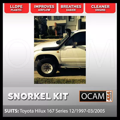 Snorkel Kit For TOYOTA HILUX 167 Series 12/1997-03/2005 Diesel 4X4 4WD • $129