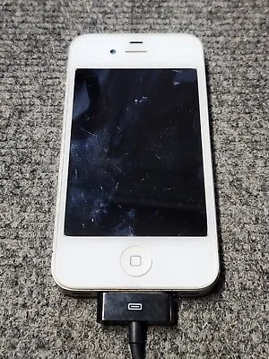 Apple IPhone 4 OEM LCD Display Screen Original White A 1837 - Phone Is Disabled • $12.99