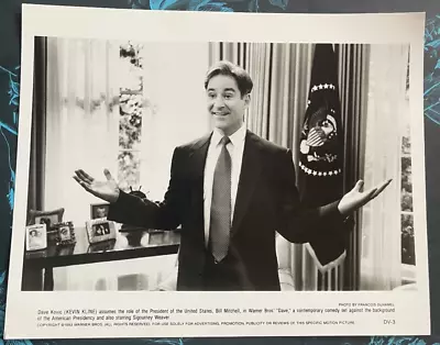 Dave (1993) Kevin Kline As President Vintage 1990s Politics Comedy Movie Photo • $39.99