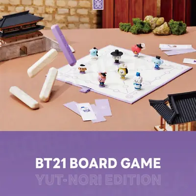 $100.71 • Buy BT21 Baby Character YUT-NORI Korean Traditional Board Game Set Official Goods