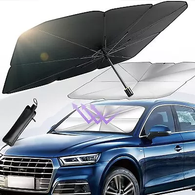 For Mazda Car Windshield Sun Shade Foldable Umbrella Front Window Cover Visor US • $18.95