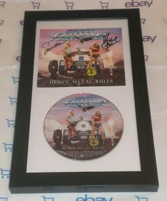 Steel Panther Band Signed & Framed Heavy Metal Rules Cd Display Autograph Coa • $149.99