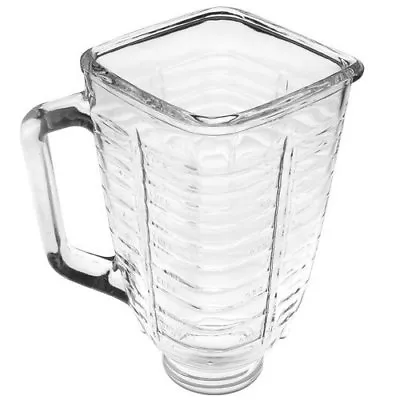 $18.99 • Buy 5 Cup Square Top Glass Blender Replacement Jar For Oster & Osterizer