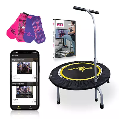 £129 • Buy Boogie Bounce Studio Folding Mini Trampoline