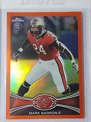 2012 Topps Chrome Mark Barron Orange Refractor Rc Rookie #29 • $1.99