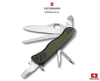 Victorinox Swiss Army Knife 111mm Blade Soldier 08 Grip Pocket Tools 0.8461.MWCH • $70